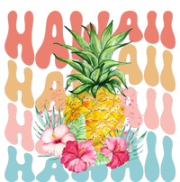 Hawaii Pineapple Summer Groovy Retro Women's Pullover Hoodie