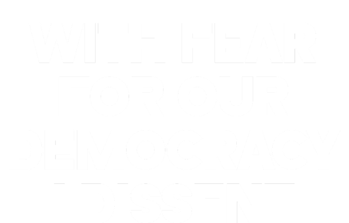 With Fear For Our Democracy I Dissent Women's Long Sleeve Flannel Pajama Set 