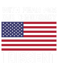 With Fear For Our Democracy I Dissent Valucap Bio-Washed Visor