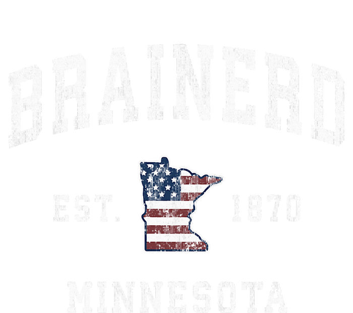 Brainerd Minnesota Mn Vintage American Flag Sports T-Shirt