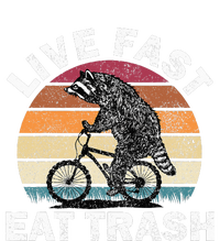 Live Fast Eat Trash Raccoon On Bike Vintage Camping T-Shirt