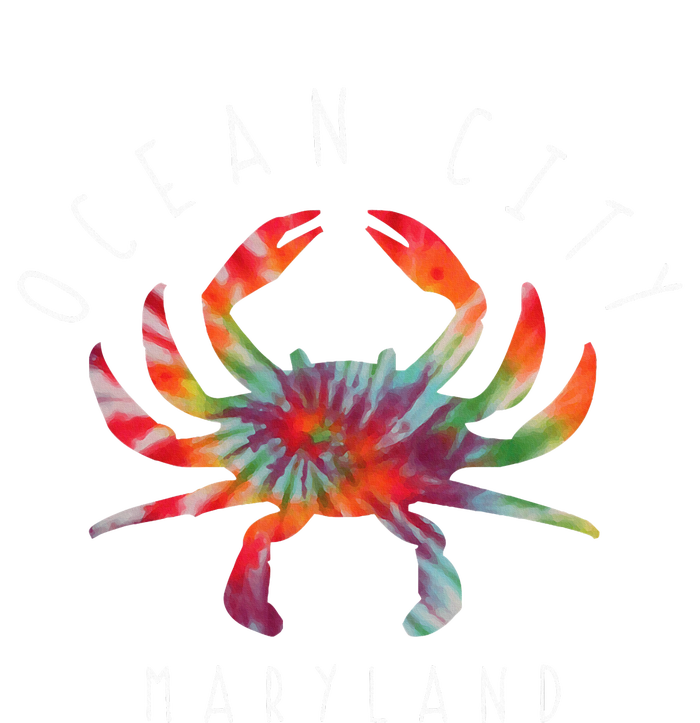 Ocean City Maryland Crab Tie Dye Summer Vacation Softstyle Adult Sport Polo