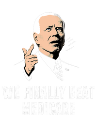 Joe Biden We Finally Beat Medicare Funny Anti Biden Toddler Fine Jersey T-Shirt