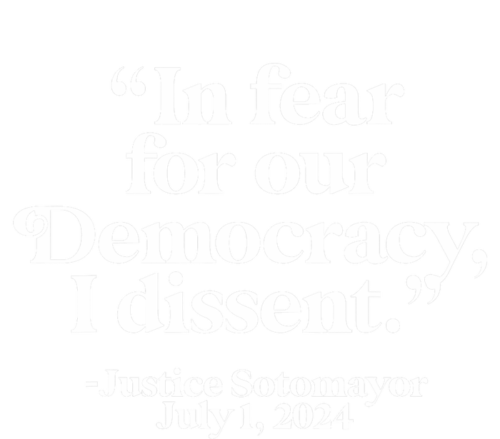 Scotus I Dissent Fear For Our Democracy Justice Sotomayor Valucap Bio-Washed Visor