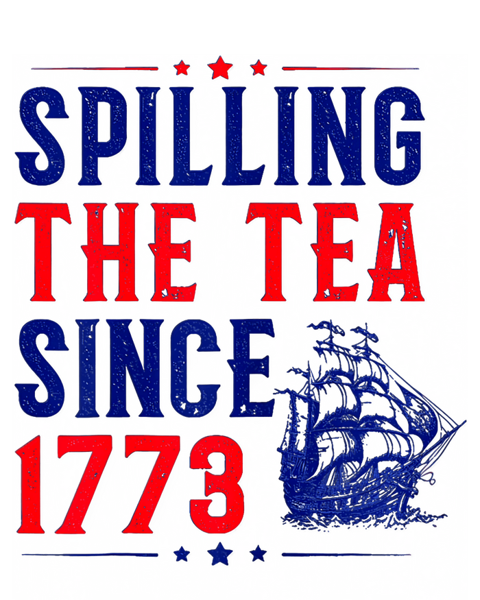 Spilling The Tea Since 1773 4th Of July 25L Jumbo Tote