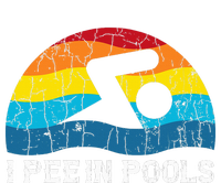 I Pee In Pools Funny Swimmer Swimming Coach Player Button