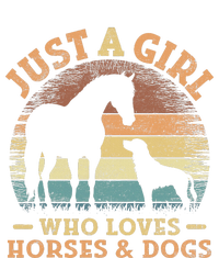 Just A Girl Who Loves Horses And Dogs T-Shirt