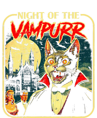 Night Of The Vampurr Funny Cat Halloween T-Shirt