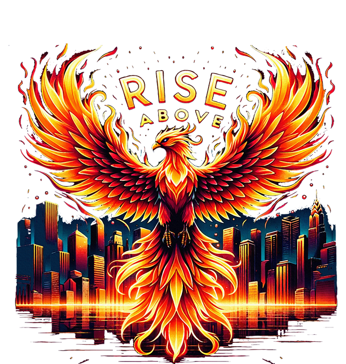 Phoenix Fire Mythical Bird Inspirational Motivational T-Shirt