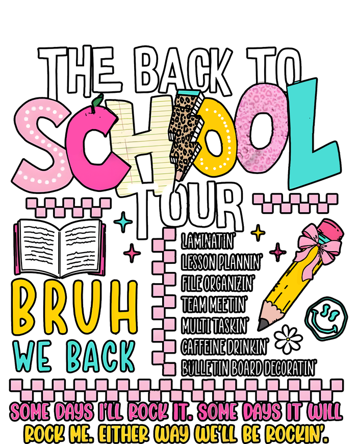 The Back To School Bruh We Back Ladies Long Sleeve Shirt