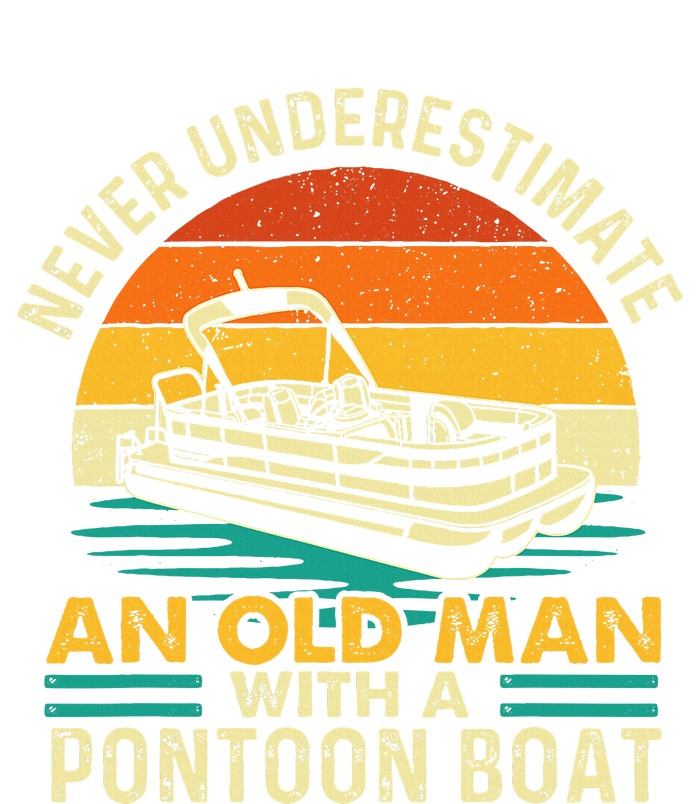 Never Underestimate An Old Man With Pontoon Boat Boating Pajama Set