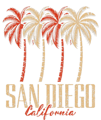 Vintage San Diego Retro Palm Trees Graphic Premium Hoodie