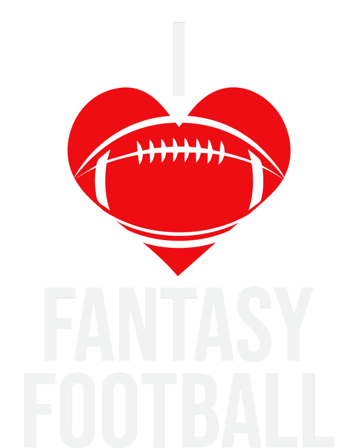 I Love Fantasy Football Graphic Sustainable Beanie