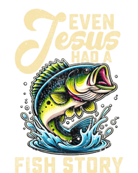 Even Jesus Had A Fish Story Funny Fisher Fishing Bass Gift T-Shirt