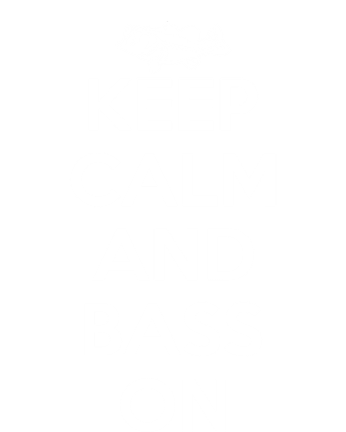 Keep Calm And Bass On Bass Fishing Gift Premium Hoodie