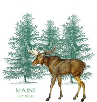 Maine State Moose Lovers Trees Vintagelook Souvenir Gift T-Shirt