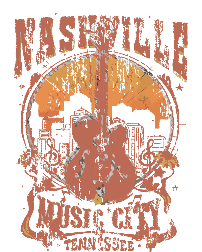 Nashville Tennessee Guitar Country Music City Guitarist Gift T-Shirt