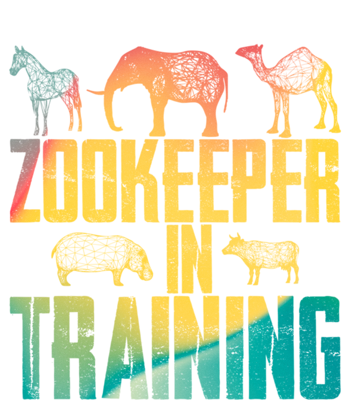 Funny Zookeepping Zookeeper Job Keeping Gift Zoo Keeper In Training Women's T-Shirt