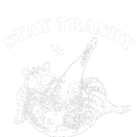 Stay Trashy Raccoon Tie-Dye Long Sleeve Shirt