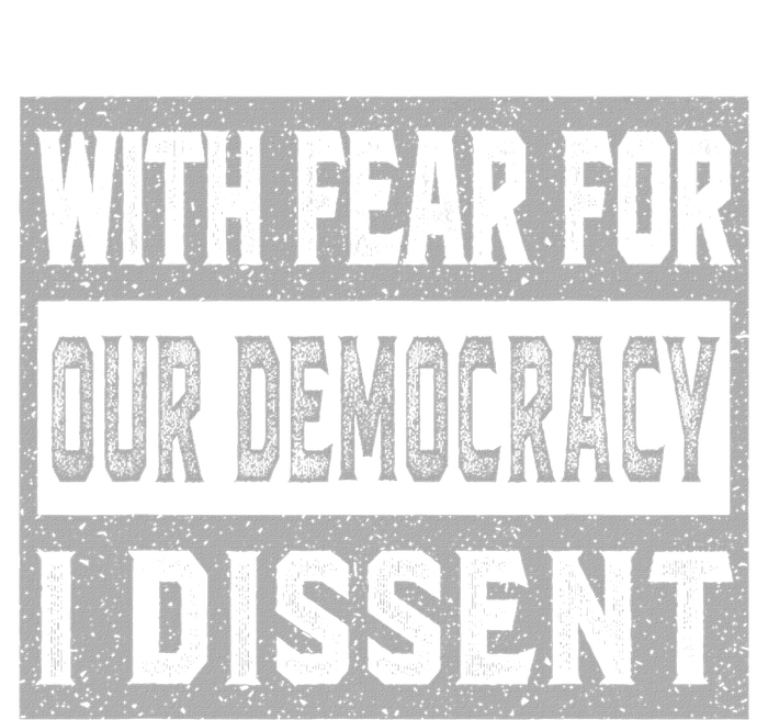 With Fear For Our Democracy Bold Statement T-Shirt