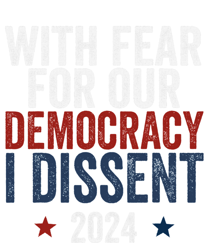 With Fear For Our Democracy Bold Statement Kids Hoodie