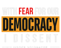 With Fear For Our Democracy Bold Statement Tank Top