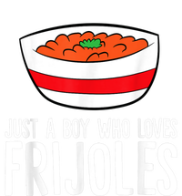 Just A Boy Who Loves Frijoles Funny Mexican Frijoles Women's Racerback Tank