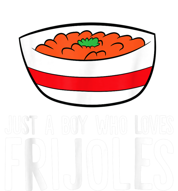 Just A Boy Who Loves Frijoles Funny Mexican Frijoles Women's Racerback Tank