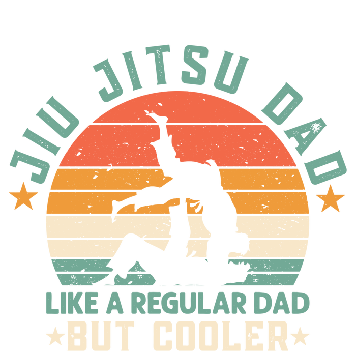 Like A Regular Dad But Cooler Jiu Jitsu Dad Funny Vintage T-Shirt