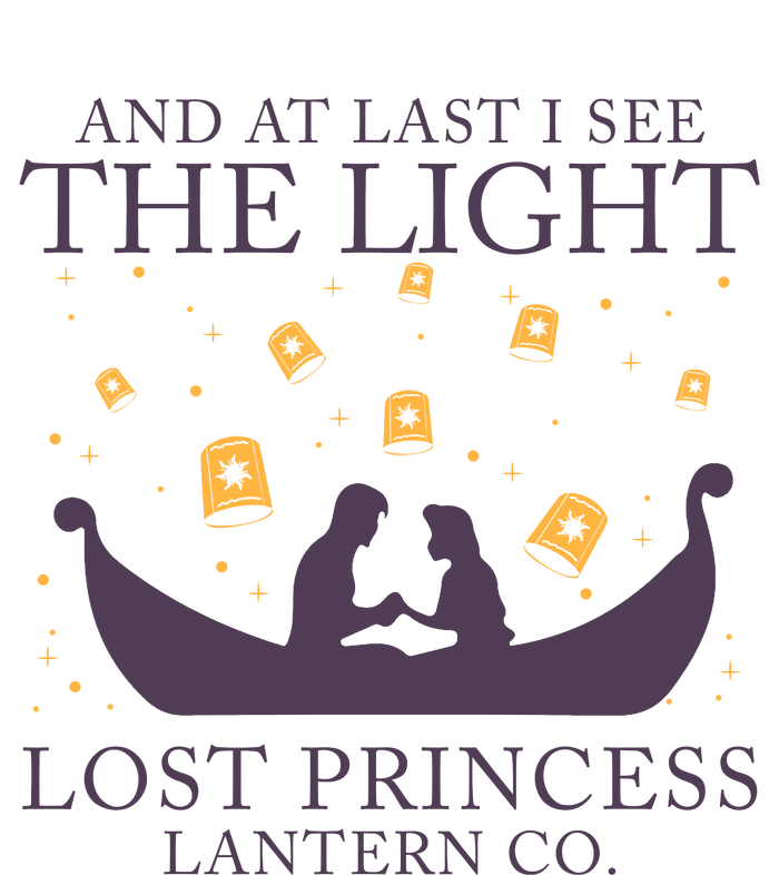 And At Last I See The Light Retro Rapunzel Lost Princess T-Shirt