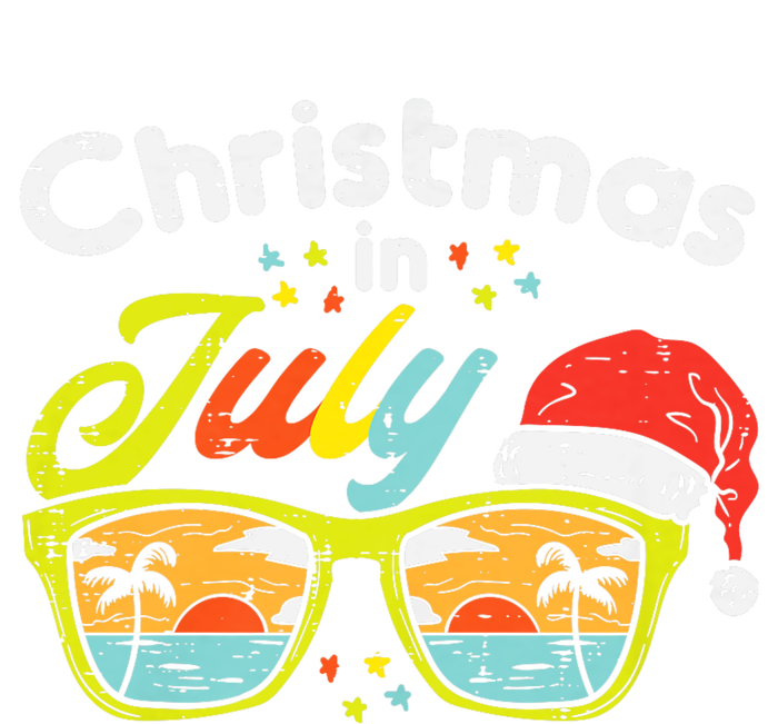 Christmas In July Sunglasses Santa Beach Summer Summer Xmas Performance Long Sleeve Polo