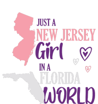 Proud Girl Design Just A New Jersey Girl In A Florida World Short Acrylic Beanie