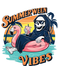 Summerween Vibes Skeleton Flamingo Float Summer Halloween Performance Fleece Hoodie