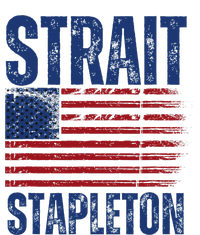 S.T.R.A.I.T S.T.A.P.L.E.T.O.N Patriotic American Flag Concert T-Shirt