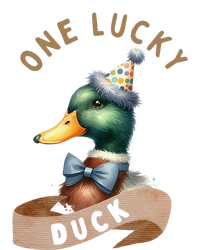 One Lucky Duck 1st Birthday 1 Years Old Poultry Mallard Duck T-Shirt