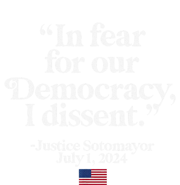 Scotus I Dissent Fear For Our Democracy Justice Sotomayor 25L Jumbo Tote