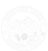 Support Your Local County Fair Animals Farm And Circus Tent T-Shirt