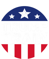 Trump 2024 All Aboard The Trump Train Usa American Flag Women's Fleece Hoodie