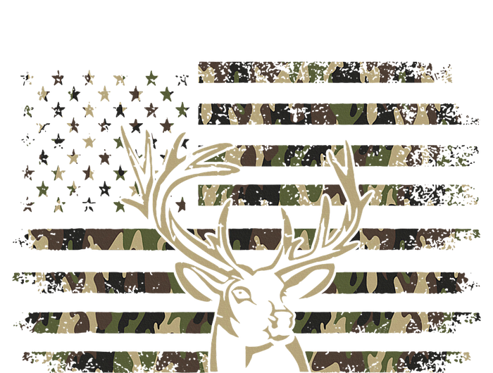 Camo American Flag Usa Camouflage Flag Outdoor Antlers Deer Softstyle Adult Sport Polo