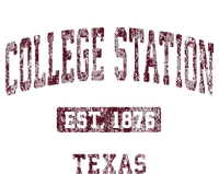 College Station Texas Tx Vintage Athletic Sports Design T-Shirt