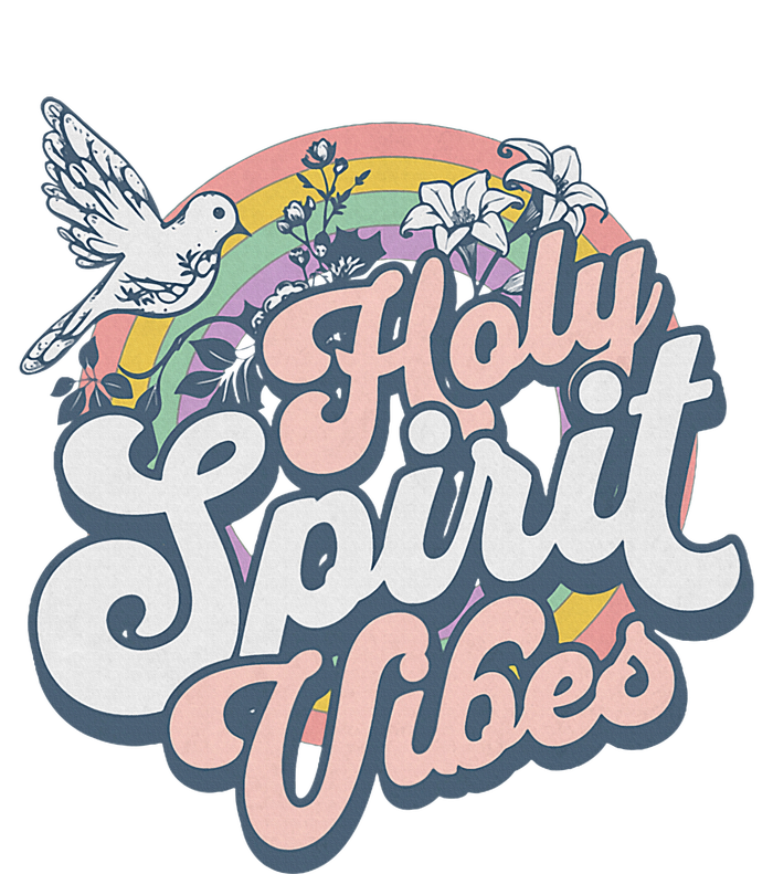 Holy Spirit Vibes Retro Vintage Christian Cooling Performance Crew T-Shirt