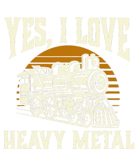 Yes I Love Heavy Metal Train Lover Railroad Railway Tank Top