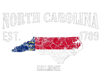 Vintage North Carolina Us State Flag And Map Raleigh T-Shirt