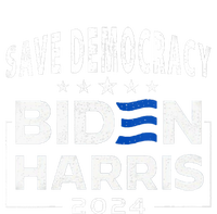 Save Democracy Biden Harris America Vote Blue 2024 Election Tie-Dye Long Sleeve Shirt