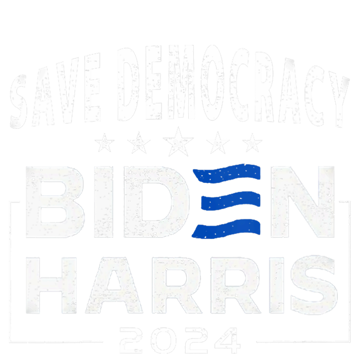 Save Democracy Biden Harris America Vote Blue 2024 Election Tie-Dye Long Sleeve Shirt