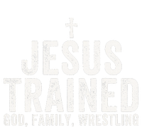 Jesus Trained God Family Wrestling Christian Wrestling Ladies Long Sleeve Shirt