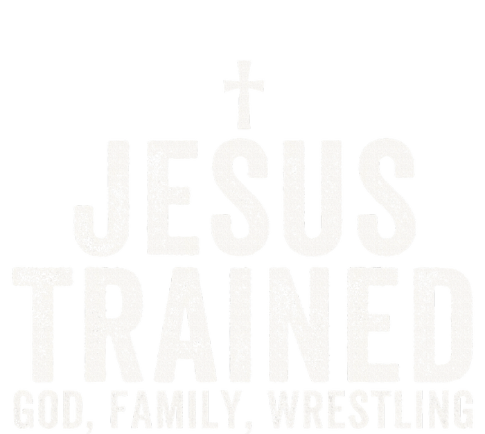 Jesus Trained God Family Wrestling Christian Wrestling Ladies Long Sleeve Shirt