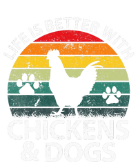 Life Is Better With Chickens & Dogs Women Girl Farmer Legacy Cool Fit Booney Bucket Hat