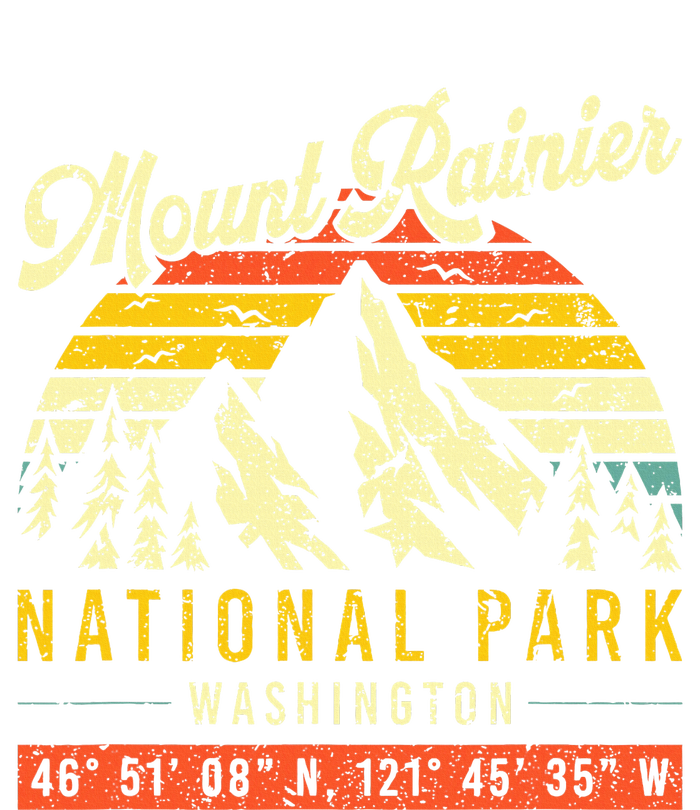 Mount Rainier Washington Vintage Retro National Park Sweatshirt