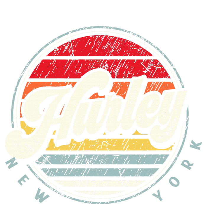 Retro Hurley Home State Cool 70s Style Sunset Ladies Long Sleeve Shirt